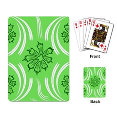 Folk flowers print Floral pattern Ethnic art Playing Cards Single Design (Rectangle)