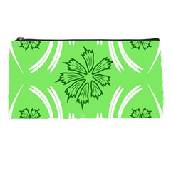 Folk Flowers Print Floral Pattern Ethnic Art Pencil Case by Eskimos