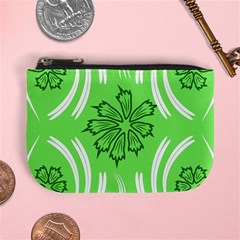 Folk flowers print Floral pattern Ethnic art Mini Coin Purse