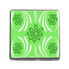 Folk flowers print Floral pattern Ethnic art Memory Card Reader (Square 5 Slot)