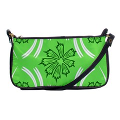 Folk flowers print Floral pattern Ethnic art Shoulder Clutch Bag