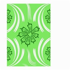 Folk flowers print Floral pattern Ethnic art Small Garden Flag (Two Sides)