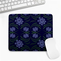 Folk Flowers Print Floral Pattern Ethnic Art Large Mousepads by Eskimos