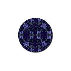 Folk Flowers Print Floral Pattern Ethnic Art Golf Ball Marker (4 Pack) by Eskimos