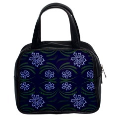 Folk Flowers Print Floral Pattern Ethnic Art Classic Handbag (two Sides) by Eskimos