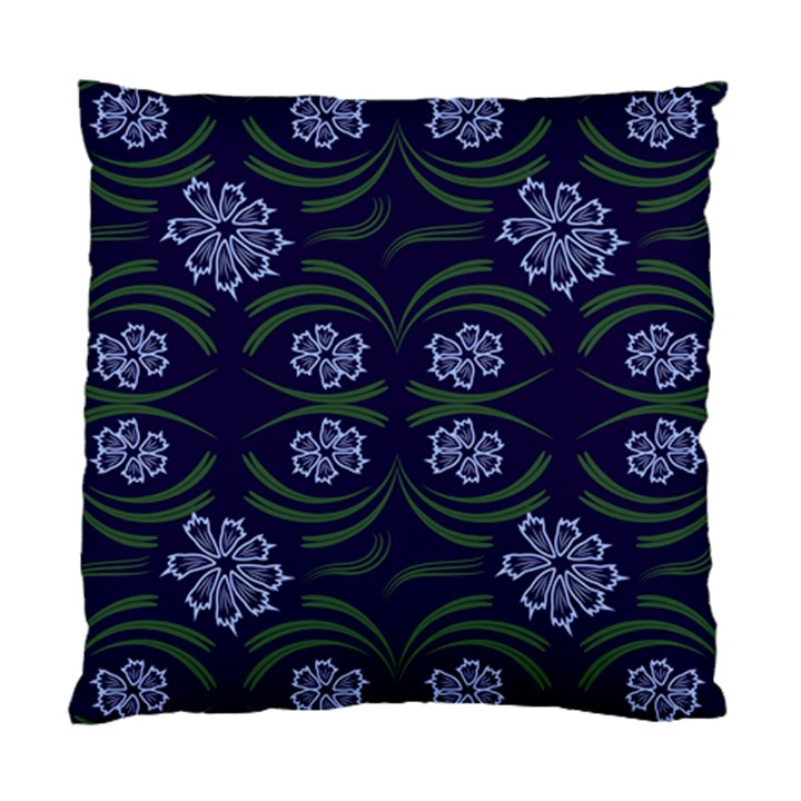 Folk flowers print Floral pattern Ethnic art Standard Cushion Case (One Side)