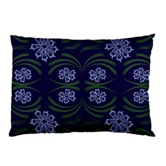 Folk Flowers Print Floral Pattern Ethnic Art Pillow Case by Eskimos