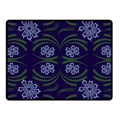 Folk Flowers Print Floral Pattern Ethnic Art Fleece Blanket (small) by Eskimos