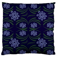 Folk Flowers Print Floral Pattern Ethnic Art Standard Flano Cushion Case (one Side) by Eskimos