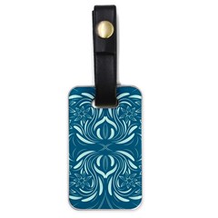 Folk Flowers Print Floral Pattern Ethnic Art Luggage Tag (one Side) by Eskimos