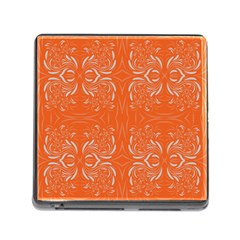 Folk Flowers Print Floral Pattern Ethnic Art Memory Card Reader (square 5 Slot) by Eskimos