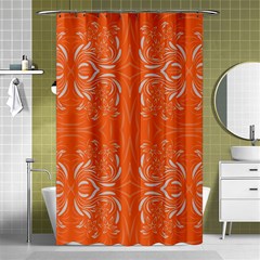 Folk Flowers Print Floral Pattern Ethnic Art Shower Curtain 48  X 72  (small)  by Eskimos