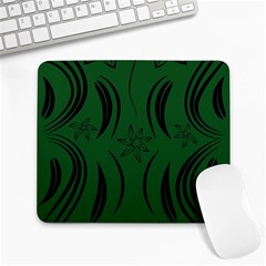 Folk Flowers Print Floral Pattern Ethnic Art Large Mousepads by Eskimos