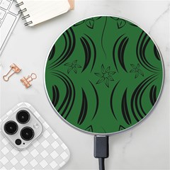 Folk Flowers Print Floral Pattern Ethnic Art Wireless Charger