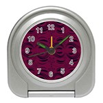 Folk flowers print Floral pattern Ethnic art Travel Alarm Clock Front