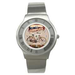 Simplex Bike 001 Design By Trijava Stainless Steel Watch by nate14shop