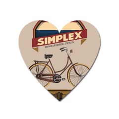 Simplex Bike 001 Design By Trijava Heart Magnet by nate14shop