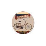 Simplex Bike 001 design by trijava Golf Ball Marker Front