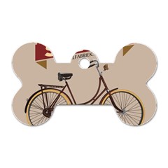 Simplex Bike 001 Design By Trijava Dog Tag Bone (two Sides) by nate14shop