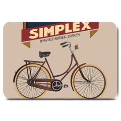 Simplex Bike 001 Design By Trijava Large Doormat  by nate14shop