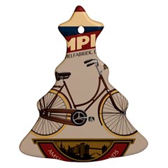 Simplex Bike 001 Design By Trijava Christmas Tree Ornament (two Sides) by nate14shop