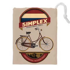 Simplex Bike 001 Design By Trijava Drawstring Pouch (5xl) by nate14shop