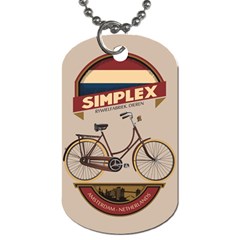 Simplex Bike 001 Design By Trijava Dog Tag (two Sides) by nate14shop