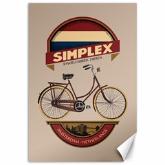 Simplex Bike 001 Design By Trijava Canvas 12  X 18  by nate14shop