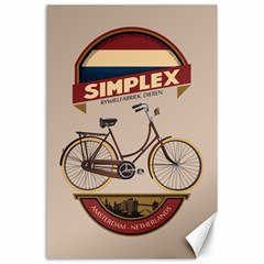 Simplex Bike 001 Design By Trijava Canvas 24  X 36  by nate14shop