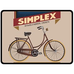 Simplex Bike 001 Design By Trijava Fleece Blanket (large)  by nate14shop