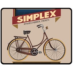 Simplex Bike 001 Design By Trijava Double Sided Fleece Blanket (medium)  by nate14shop