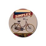 Simplex Bike 001 design by trijava Rubber Coaster (Round) Front