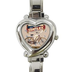 Simplex Bike 001 Design By Trijava Heart Italian Charm Watch by nate14shop