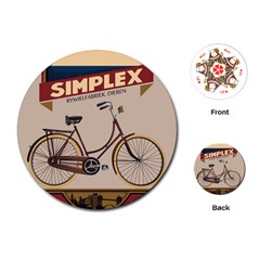 Simplex Bike 001 Design By Trijava Playing Cards Single Design (round) by nate14shop