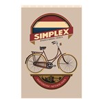 Simplex Bike 001 design by trijava Shower Curtain 48  x 72  (Small)  Curtain(48  X 72 ) - 42.18 x64.8  Curtain(48  X 72 )