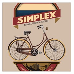 Simplex Bike 001 Design By Trijava Square Satin Scarf (36  X 36 ) by nate14shop