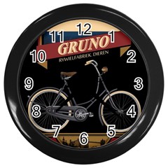 Gruno Bike 002 By Trijava Printing Wall Clock (black) by nate14shop