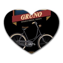 Gruno Bike 002 By Trijava Printing Heart Mousepads by nate14shop