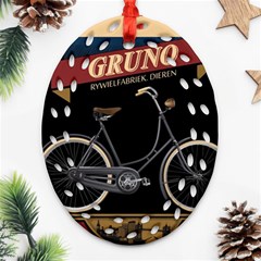 Gruno Bike 002 By Trijava Printing Ornament (oval Filigree) by nate14shop