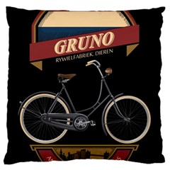 Gruno Bike 002 By Trijava Printing Large Flano Cushion Case (two Sides) by nate14shop