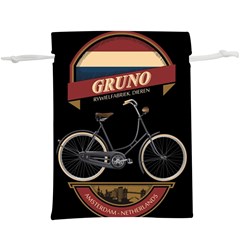 Gruno Bike 002 By Trijava Printing  Lightweight Drawstring Pouch (xl) by nate14shop