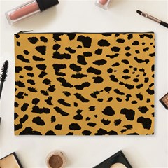 Animal Print - Leopard Jaguar Dots Cosmetic Bag (xl)