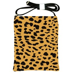 Animal Print - Leopard Jaguar Dots Shoulder Sling Bag by ConteMonfrey