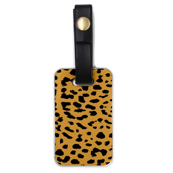 Animal print - Leopard Jaguar dots Luggage Tag (one side)