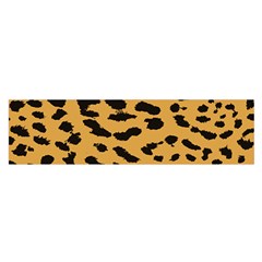 Animal Print - Leopard Jaguar Dots Oblong Satin Scarf (16  X 60 ) by ConteMonfrey