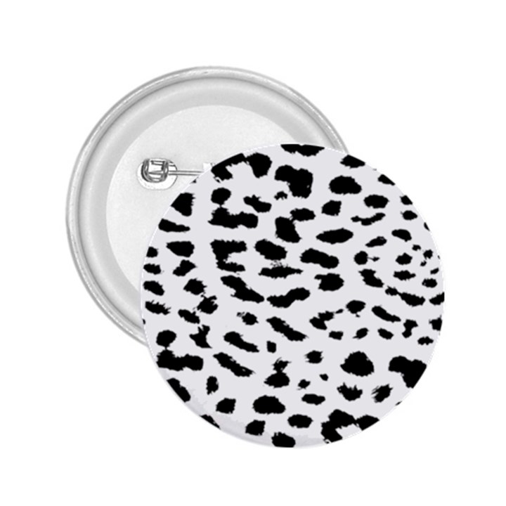 Black and white Leopard dots Jaguar 2.25  Buttons