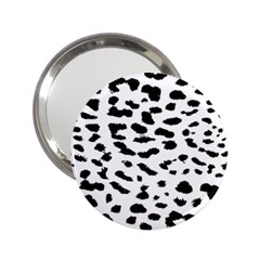 Black And White Leopard Dots Jaguar 2 25  Handbag Mirrors by ConteMonfrey