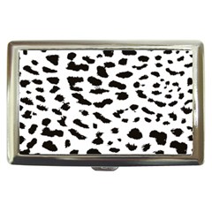 Black And White Leopard Dots Jaguar Cigarette Money Case by ConteMonfrey