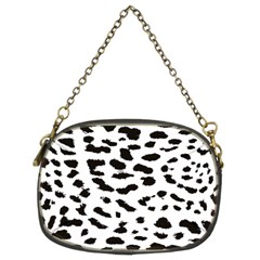 Black And White Leopard Dots Jaguar Chain Purse (two Sides) by ConteMonfrey