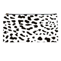 Black And White Leopard Dots Jaguar Pencil Case by ConteMonfrey